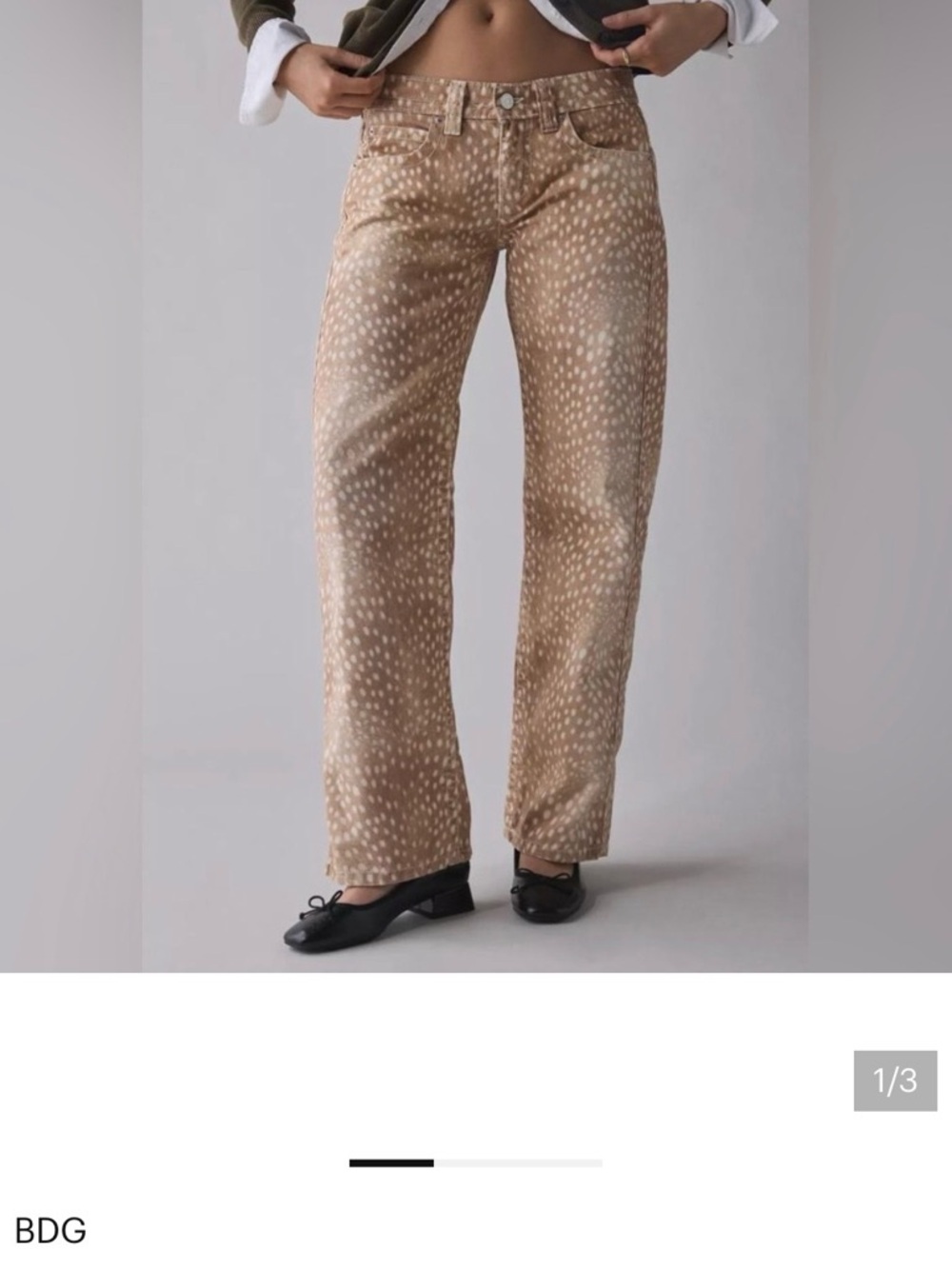 BDG Fawn Pattern Denim Jeans - Picture 9 of 9